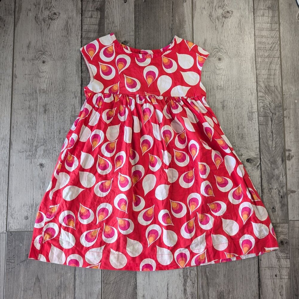 Old Navy, Sleeveless Summer Dress, Red/Pink/White Print, Sz 5T
